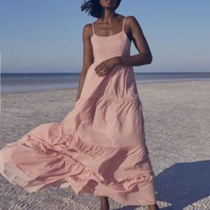 Striped Cotton Day Maxi Dress